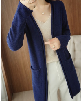 Autumn and winter lazy sweater long cardigan