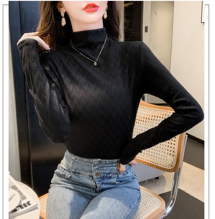Long sleeve tops autumn and winter bottoming shirt for women
