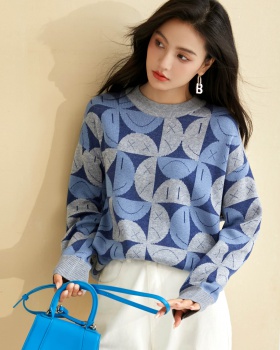 Loose knitted long lazy long sleeve autumn tops