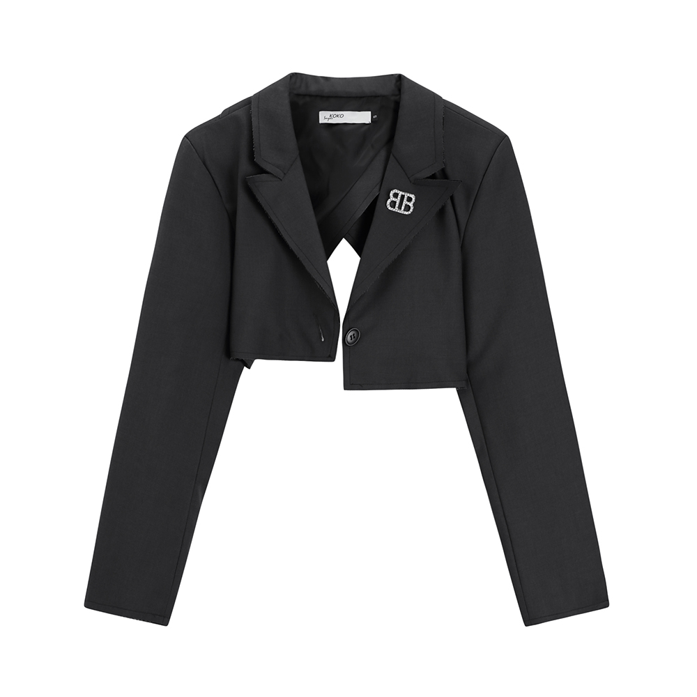 Short business suit coat for women