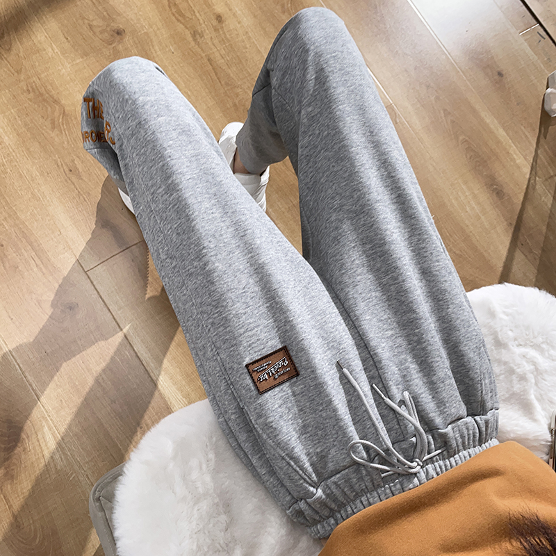 Loose autumn and winter casual pants conventional sweatpants