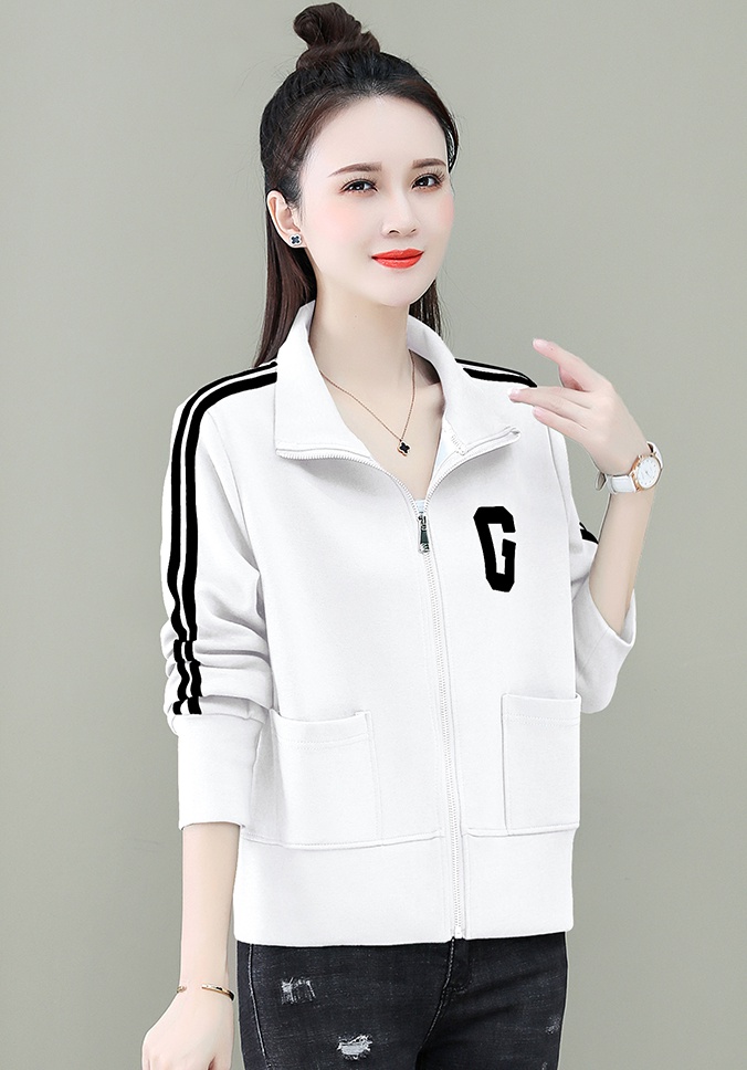 Spring and autumn short coat sports Western style hoodie