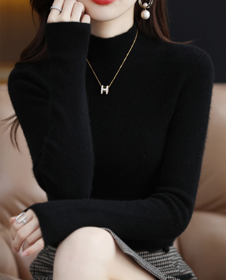 Knitted shirts cashmere sweater for women