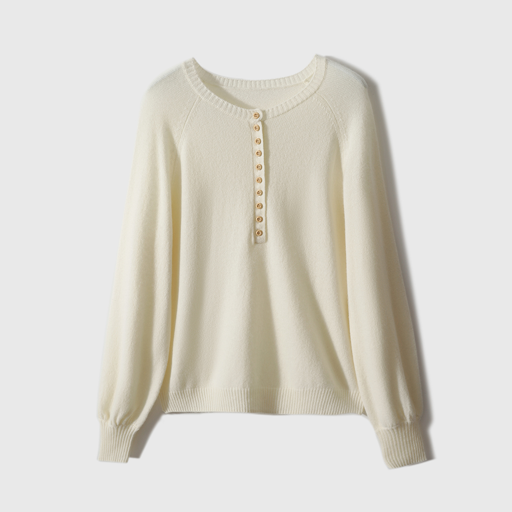 Wool elegant pullover knitted Western style cashmere shirts