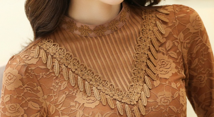 Korean style tops lace bottoming shirt for women
