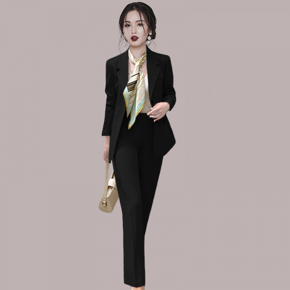 Casual business suit suit pants a set for women