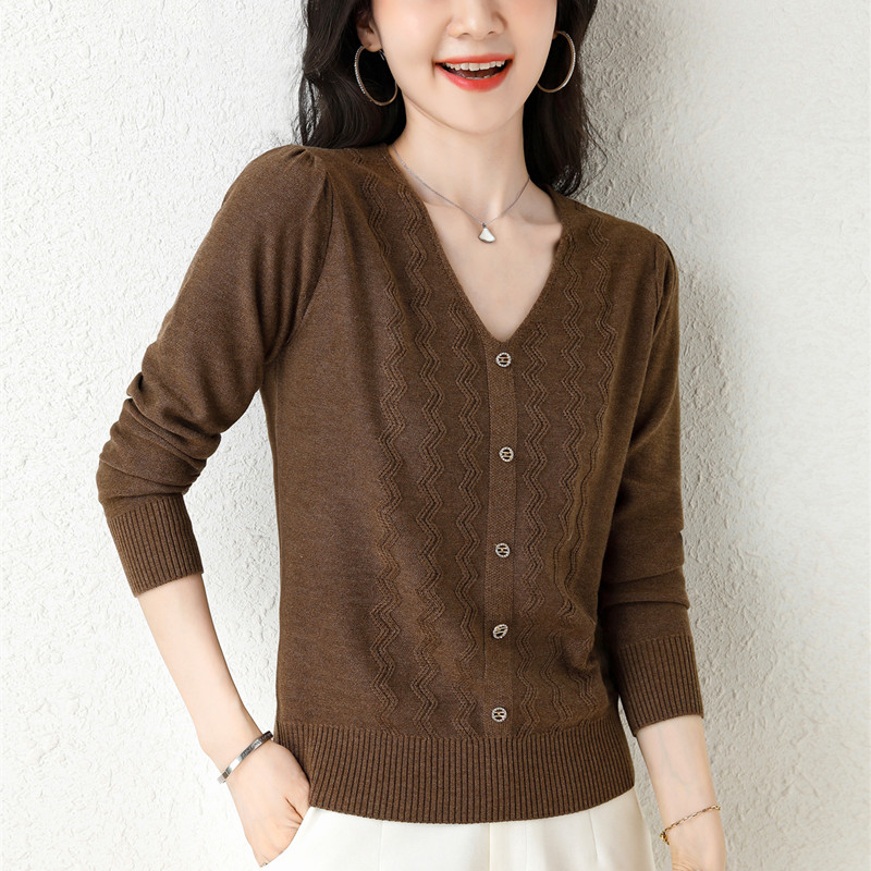 Wool bottoming shirt autumn and winter sweater for women