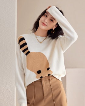 Pullover autumn and winter loose round neck sweater