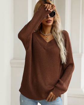 Long sleeve pure fashion loose autumn sweater