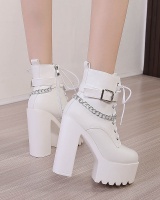 Very high winter platform European style shoes for women