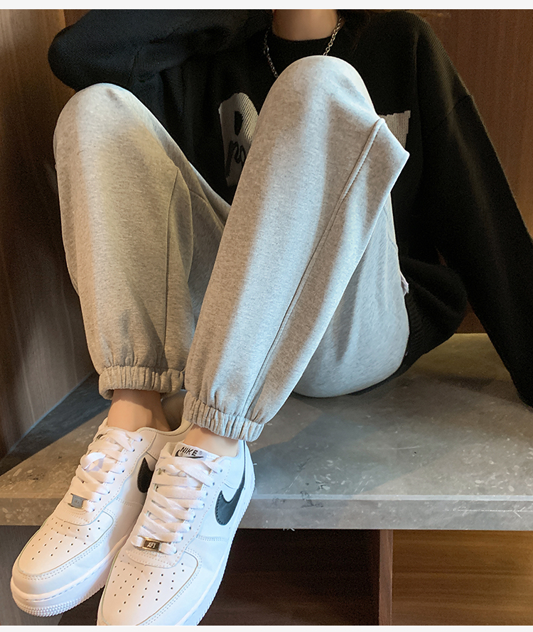Autumn and winter loose complex Casual sweatpants for women
