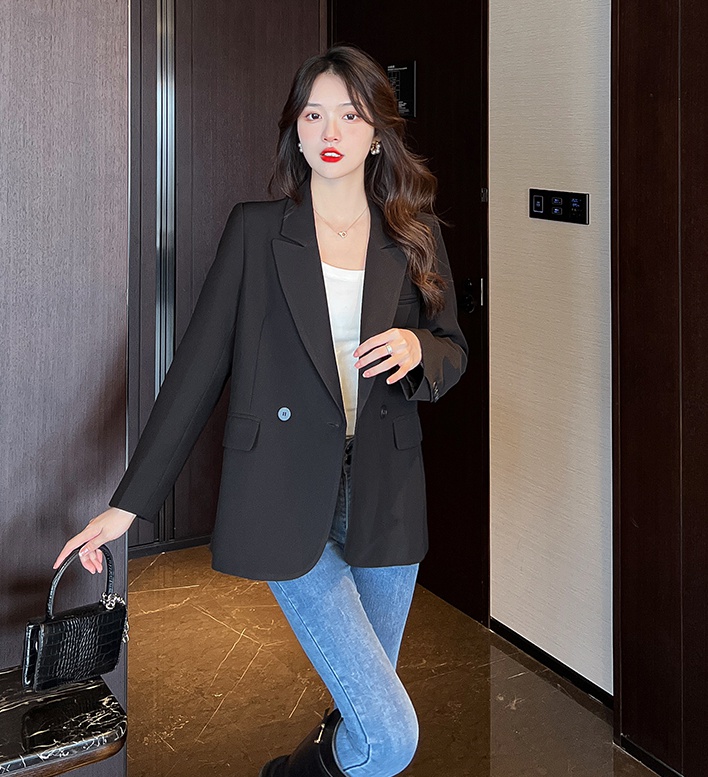 Loose Korean style tops Casual business suit for women