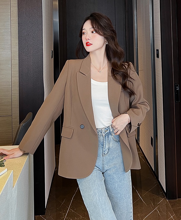Loose Korean style tops Casual business suit for women