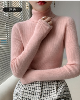 Slim sweater high collar bottoming shirt for women