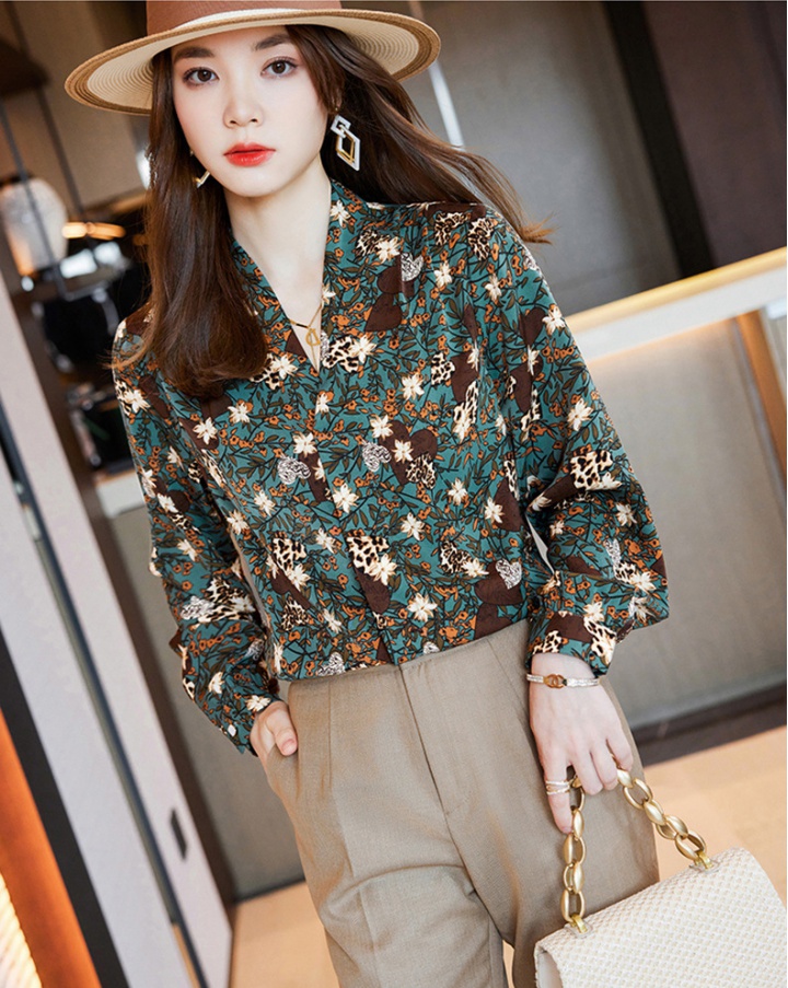 Casual chiffon shirt shirt 2pcs set for women