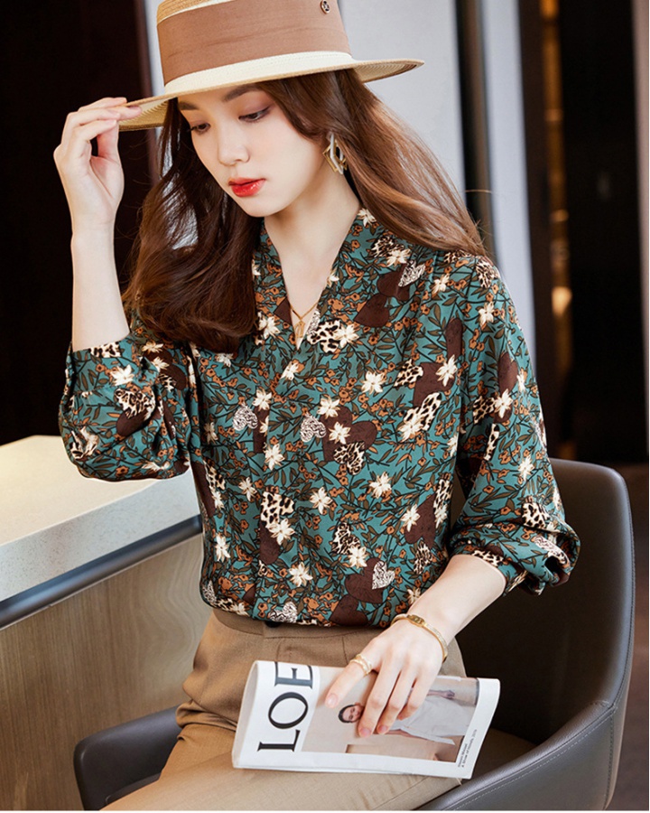 Casual chiffon shirt shirt 2pcs set for women