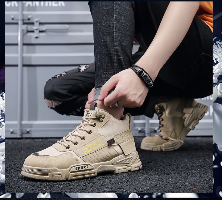 Autumn fashion work clothing Casual boots for men