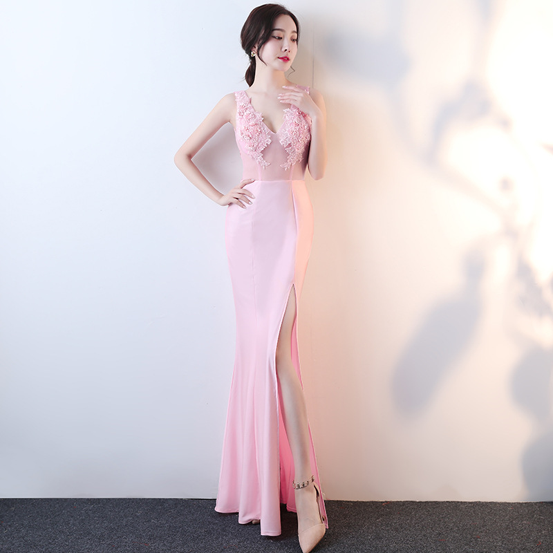 Autumn nightclub long dress clairvoyant outfit formal dress