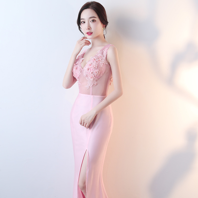 Autumn nightclub long dress clairvoyant outfit formal dress