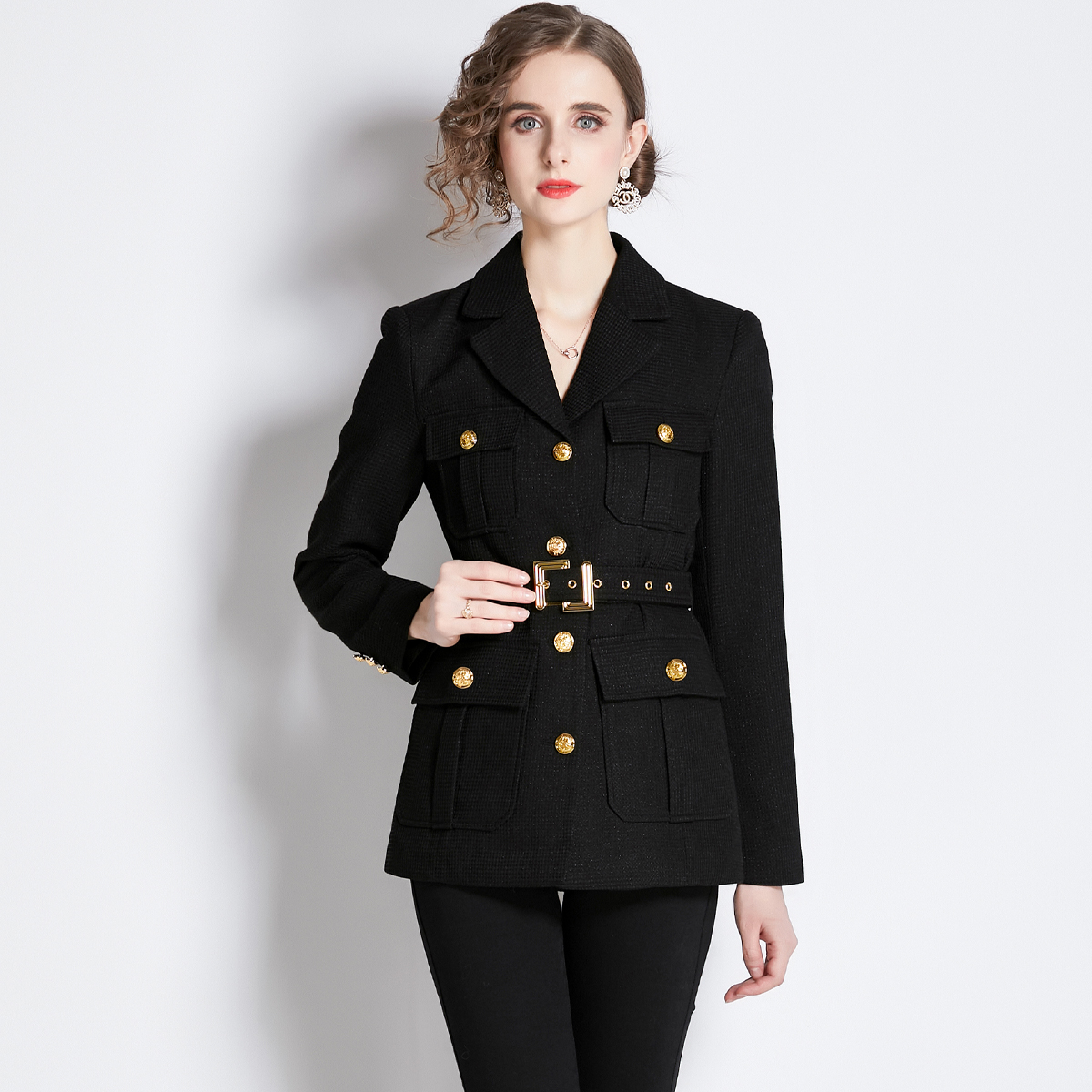 European style tops autumn and winter coat for women