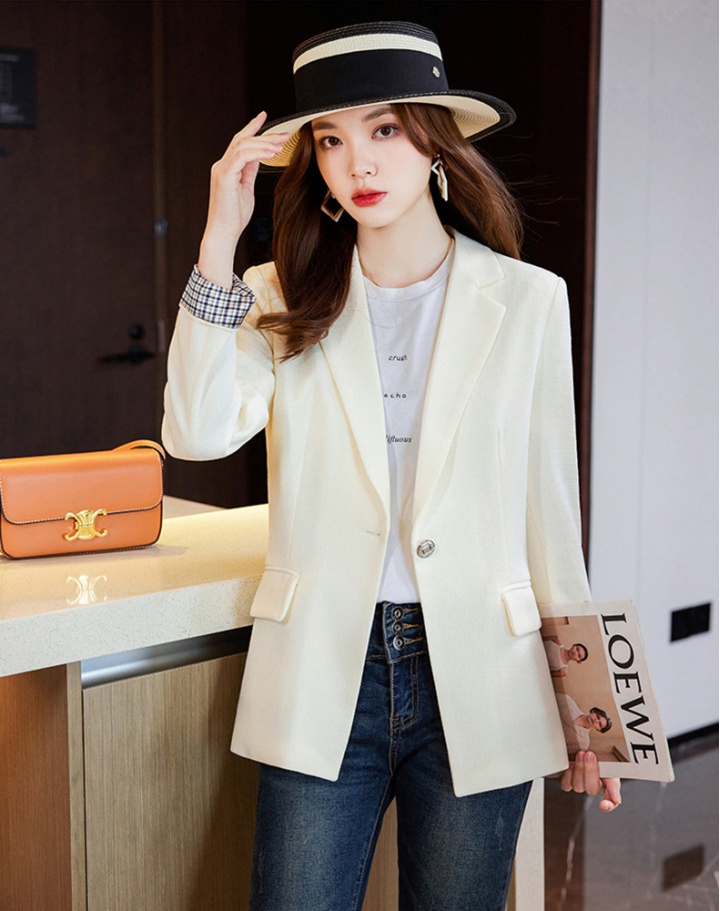 Autumn and winter Casual tops green long sleeve coat