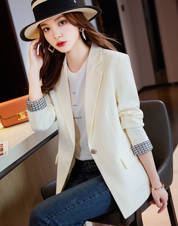 Autumn and winter Casual tops green long sleeve coat