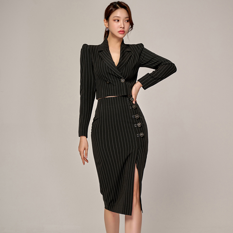 Korean style business suit temperament skirt a set for women