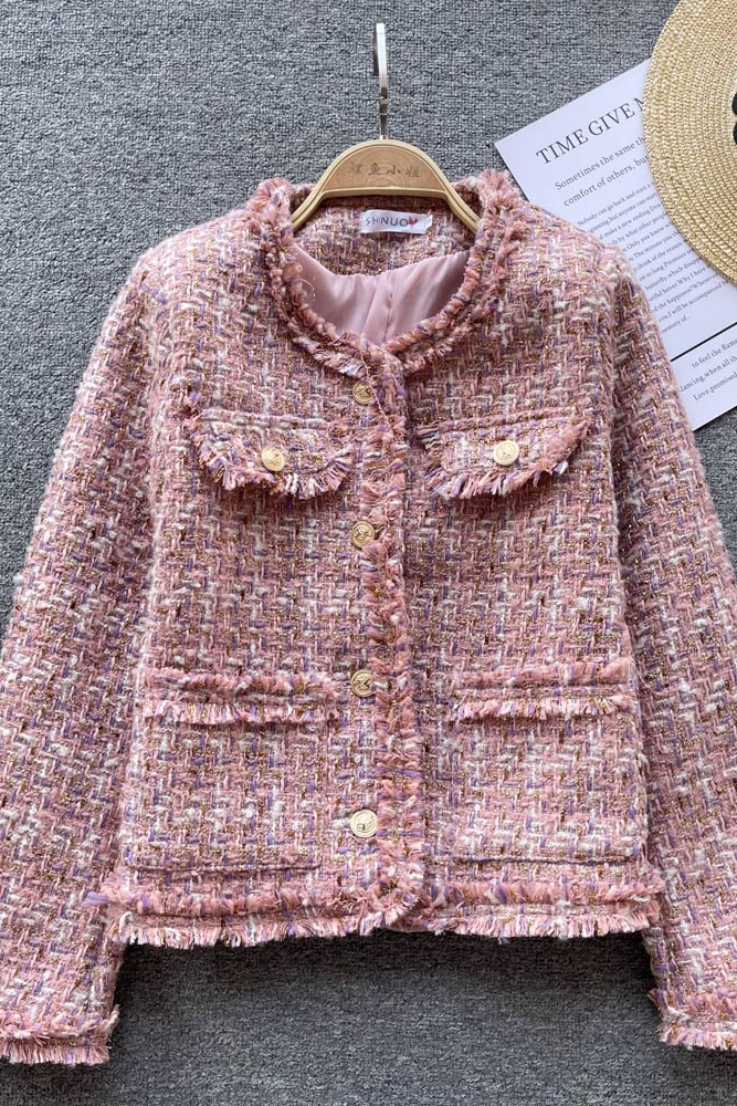 Retro woolen coat cardigan for women