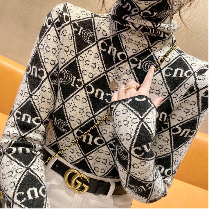 Fashion sweater thick bottoming shirt for women