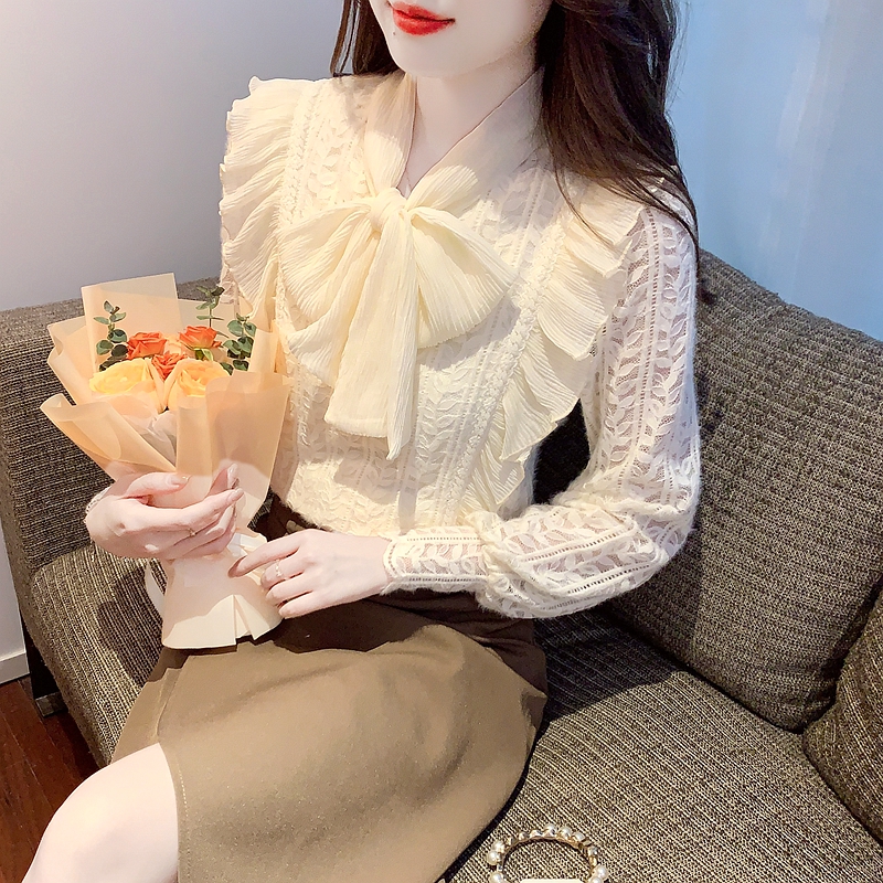 Winter small shirt Korean style bottoming shirt for women