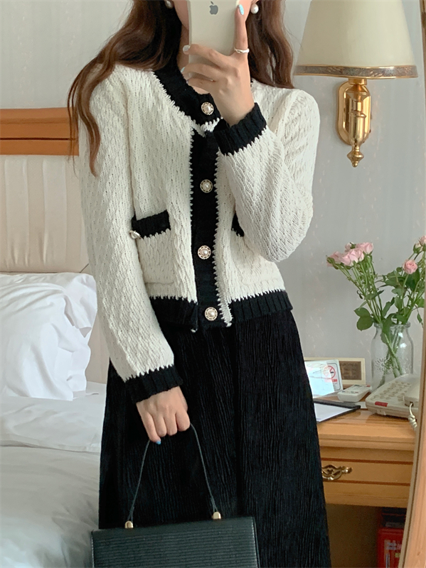 Autumn and winter cardigan knitted sweater for women