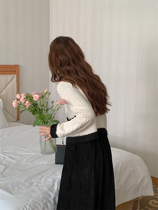 Autumn and winter cardigan knitted sweater for women