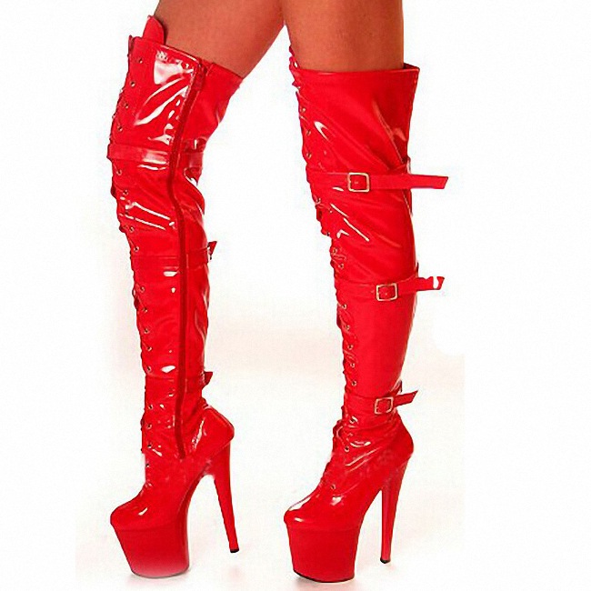 Korean style autumn and winter high-heeled thigh boots