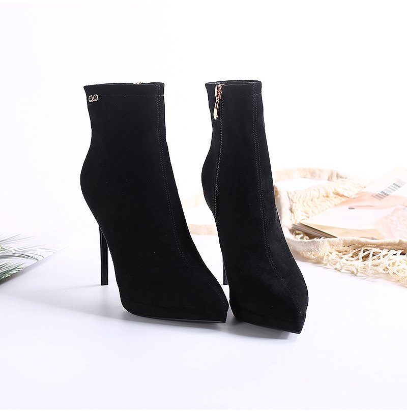 All-match short boots high-heeled martin boots for women