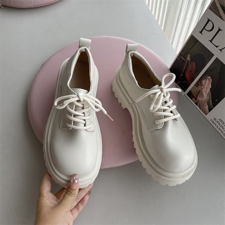 Autumn frenum leather shoes Casual small shoes for women