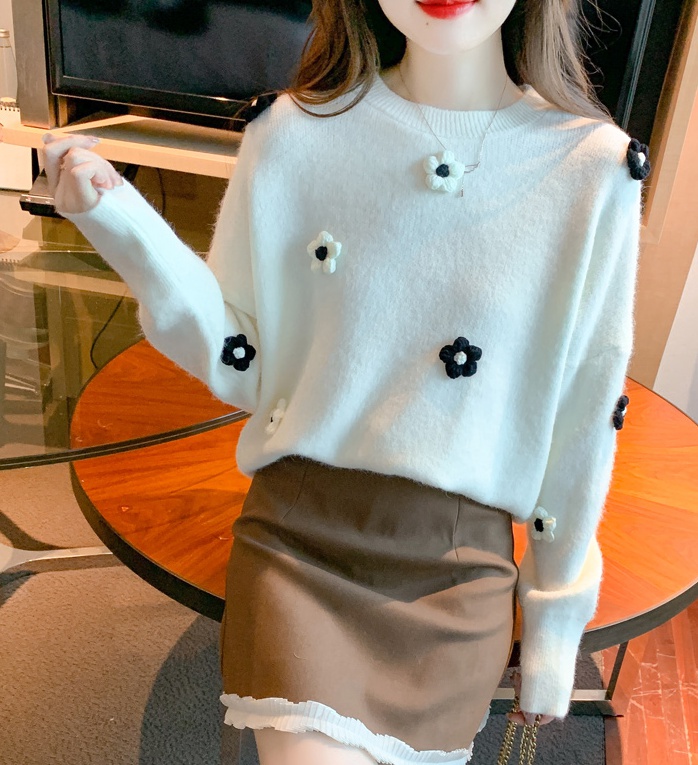 Fashion sweater autumn and winter tops for women
