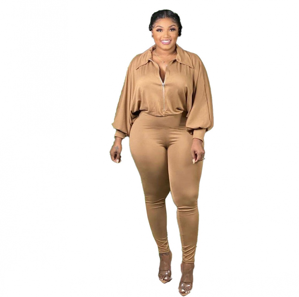 Sexy pure European style large yard slim jumpsuit