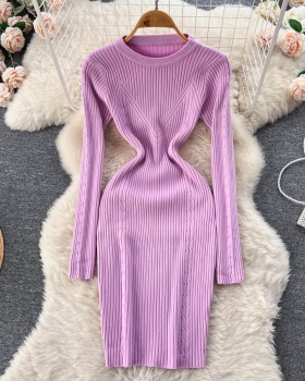 Sexy hip long package bottoming dress for women