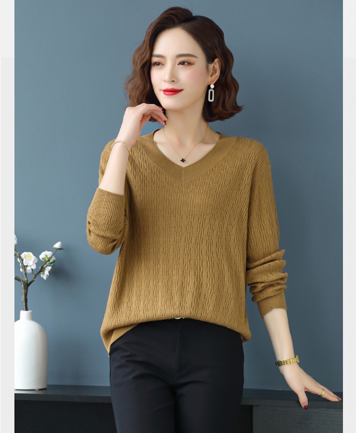 Large yard Western style Casual pullover sweater for women