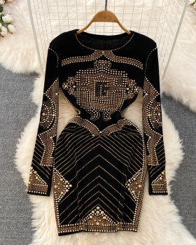 Autumn and winter bottoming long sleeve jumpsuit