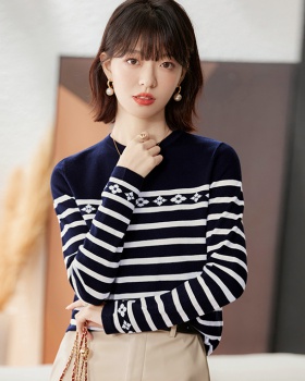 Long sleeve all-match tops fashion sweater for women