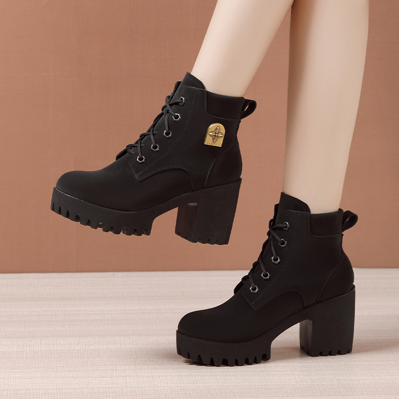 Large yard short boots autumn and winter boots for women