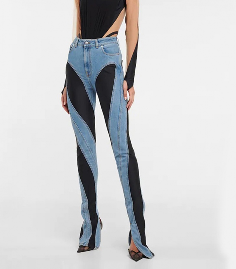 Spicegirl high waist slim jeans mixed colors sexy long pants