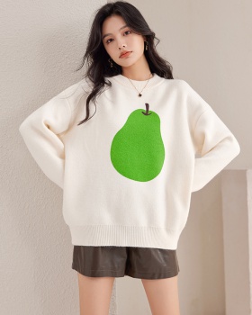 Winter thick lazy loose long sleeve sweater
