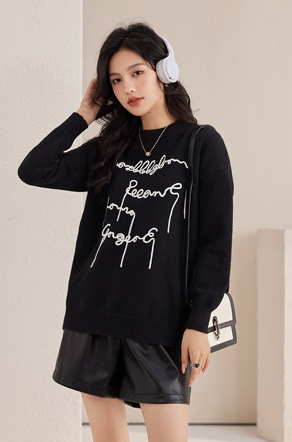 Autumn and winter loose lazy sweater for women