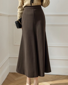Woolen winter short skirt slim skirt for women