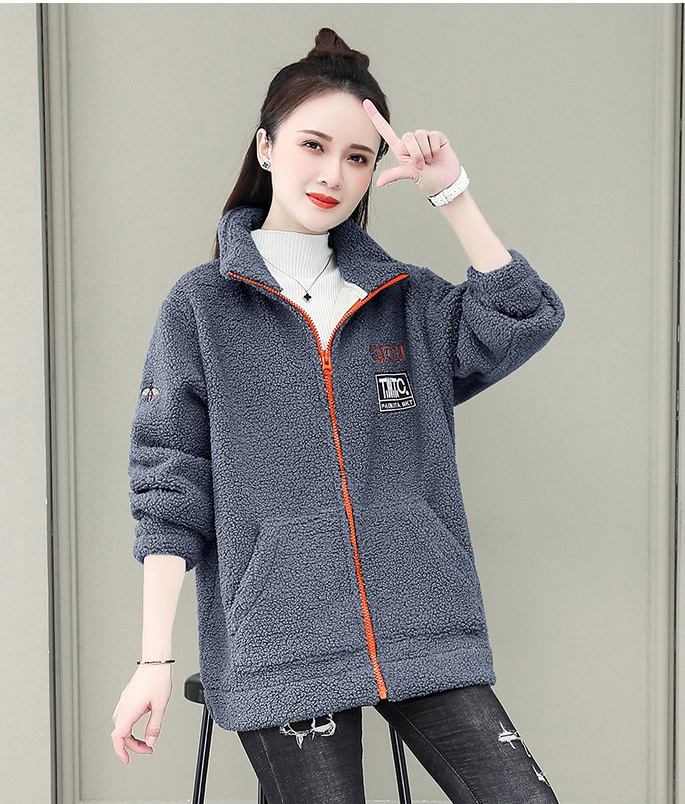 Autumn and winter fashion hoodie thick cardigan for women