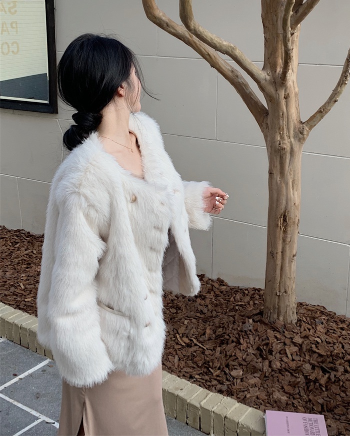 Fashion and elegant elmo France style loose coat