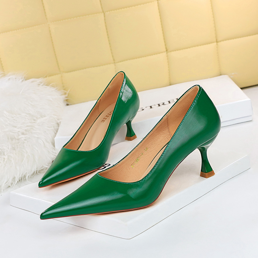 Korean style high-heeled shoes pointed shoes for women