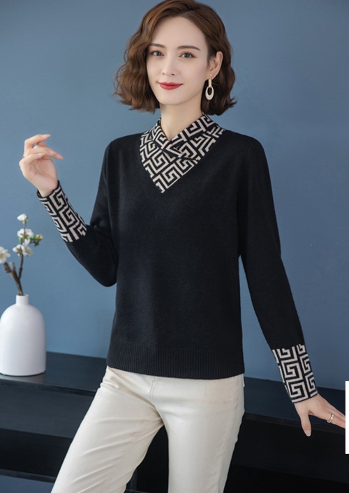 Autumn and winter shirts fashion sweater for women